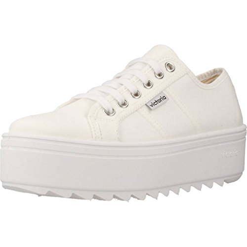 Victoria Sierra Lona, Zapatillas Unisex Adulto, Blanco (Blanco 20), 37 EU