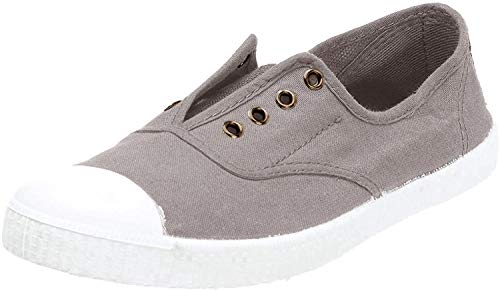 Victoria Zapatos Dora Gris Canvas Plimsoll Mujer 39 Gris