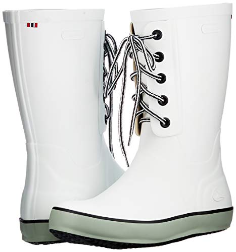 viking Retro Logg, Botas de Lluvia Mujer, Blanco, 41 EU