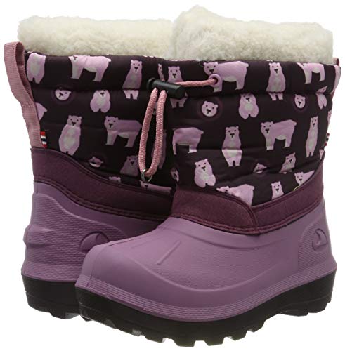 Viking Snowfall Bear, Botas para Nieve Unisex Niños, Morado Violet Pink 2109, 30 EU