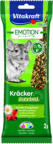 Vita Fuerza Mixta Forro para chinc Hillas, Kräcker con manzanilla & Escaramujo, Emotion Kräcker Herbal, 5 x 112g
