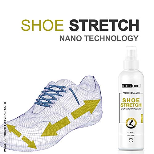 VITAL FOOT - Dilatador Ablandador Calzado Zapato Bota Piel Stretch Ante Nobuck - 100 ml