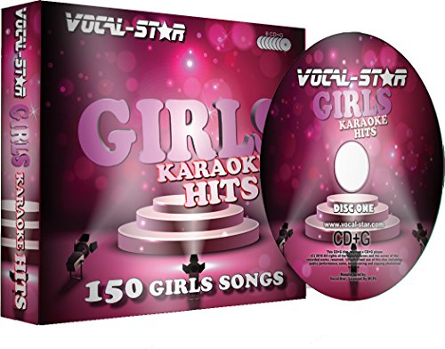 Vocal-Star Girls Hits Karaoke Collection CDG Disc Pack 8 Discs - 150 Songs