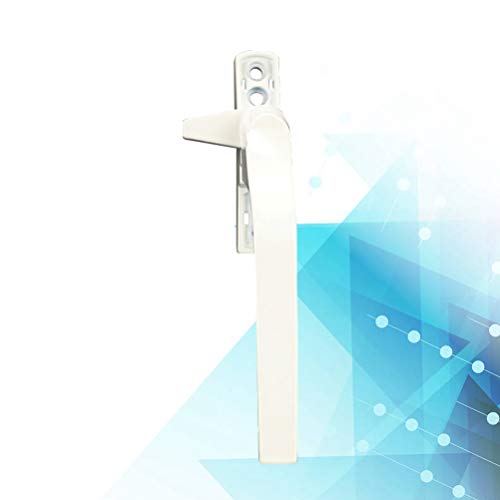 VORCOOL Manija de puerta y ventana de acero de plástico portátil externo de la manija de la ventana plana de 7 palabras hebilla de metal de un solo punto (manija derecha)