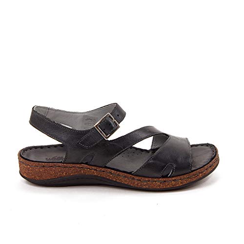 WALK & FLY - Sandalia 35580-N para: Mujer Color: Negro Talla: 37