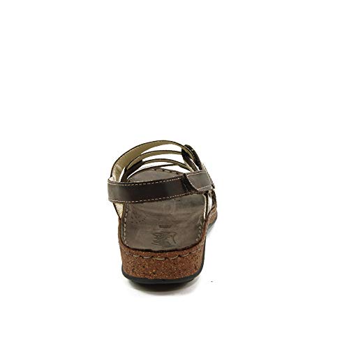 WALK & FLY - Sandalia 41460-MRO para: Mujer Color: Marron Talla: 39