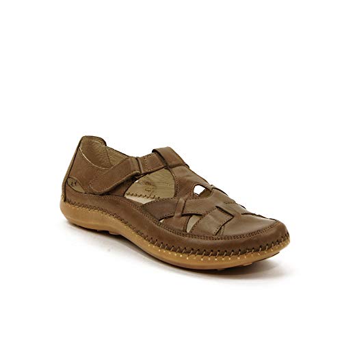 WALK & FLY - Sandalia TAPADA 16030-MRO para: Mujer Color: Marron Talla: 38