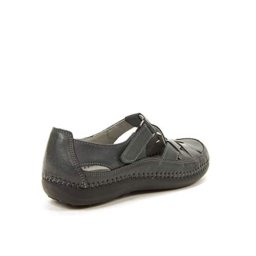 WALK & FLY - Sandalia TAPADA 16030-N para: Mujer Color: Negro Talla: 36