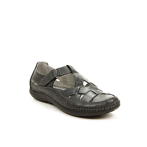 WALK & FLY - Sandalia TAPADA 16030-N para: Mujer Color: Negro Talla: 36