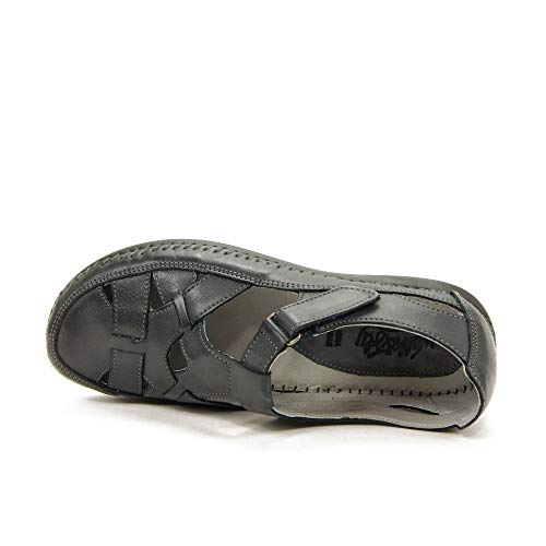 WALK & FLY - Sandalia TAPADA 16030-N para: Mujer Color: Negro Talla: 36