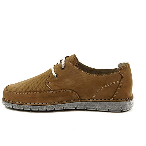 WALK & FLY - Zapato Casual 43550-CU para: Hombre Color: Cuero Talla: 45