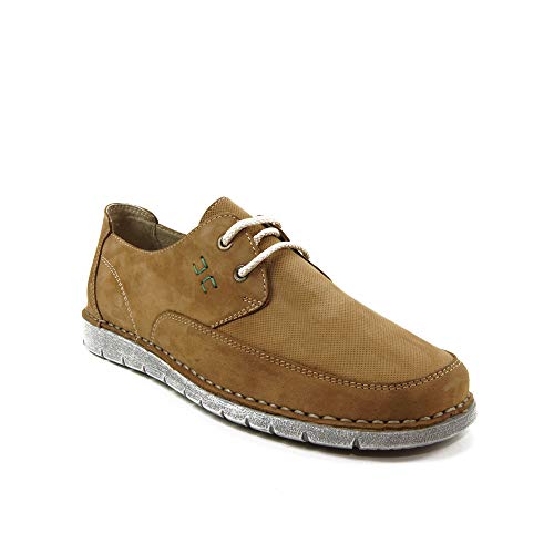 WALK & FLY - Zapato Casual 43550-CU para: Hombre Color: Cuero Talla: 45