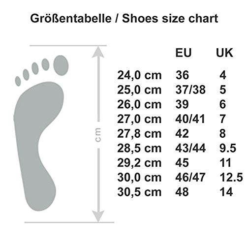 Walker - Pantuflas de fieltro con suela gruesa de fieltro, unisex, tallas 36-51, color, talla 40/41 EU