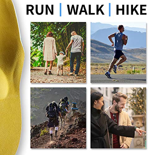 Walkomfy Plantillas Ortopedicas para Hombre y Mujer, Memory Foam Plantillas para Zapatos, para aliviar la Fascitis Plantar, Supinador, Pie Cavo, Pies Planos, Metatarsalgia, Dolor de Talón