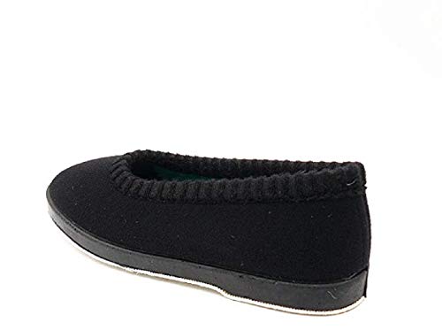 Wamba By Victoria, Zapatillas de Estar por casa para Mujer, Tipo Salon en Color Negro (36 EU, Negro)