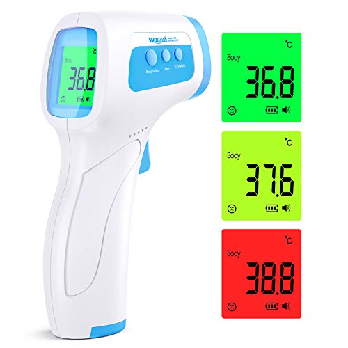 Wawech termometro infrarrojos profesional para medir la fiebre termómetro infrarrojo digital sin contacto para todos personas y otros