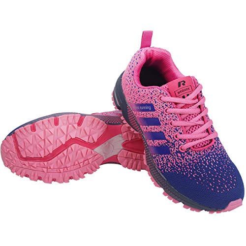 Wealsex Zapatos para Correr En Montaña Asfalto Aire Libre Deportes Zapatillas De Running para Mujer (púrpura,39)