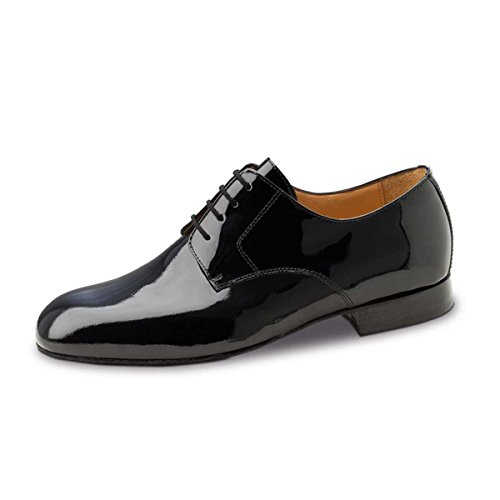 Werner Kern Hombres Zapatos de Baile 28040 - Charol Negro - Ancho - 2 cm Ballroom [UK 7,5]