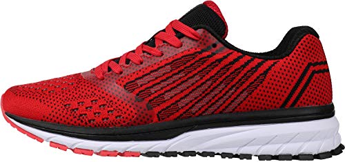 WHITIN Zapatillas de Deporte Hombres Mujer Running Zapatos para Correr Gimnasio Sneakers Deportivas Rojo 43