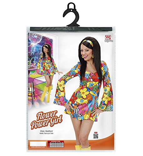 WIDMANN Widman - Disfraz de hippie años 60s para mujer, talla L (S/73953)