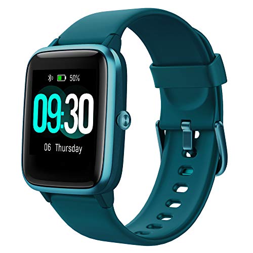 Willful Smartwatch,Reloj Inteligente con Pulsómetro,Cronómetros,Calorías,Monitor de Sueño,Podómetro Monitores de Actividad Impermeable IP68 Smartwatch Hombre Reloj Deportivo para Android iOS