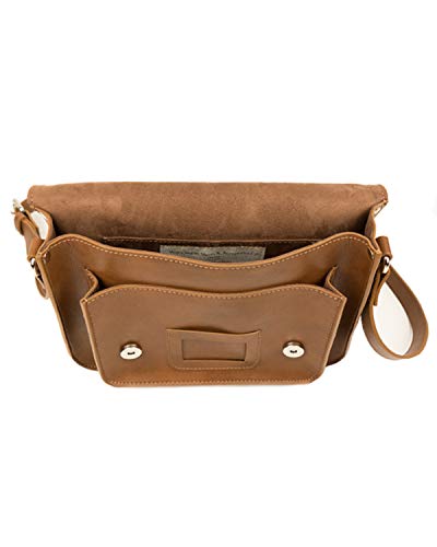 Will's Vegan Shoes Mini Satchel Unisex Castaño