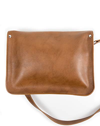 Will's Vegan Shoes Mini Satchel Unisex Castaño