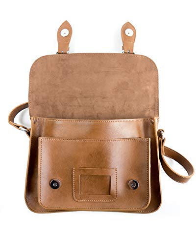 Will's Vegan Shoes Mini Satchel Unisex Castaño