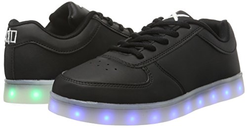 wize & opeLED - Zapatillas Unisex Adulto, Color Negro, Talla 37