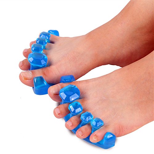 wjkuku Gel Toe Camilla y separador – -instantánea terapéutica para pies. Lucha juanetes, martillo, los dedos de los pies y más. – 1 par
