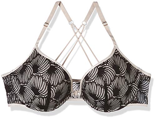 Women'Secret, Sujetador para Mujer, Multicolor (Negro/Blanco), 70B