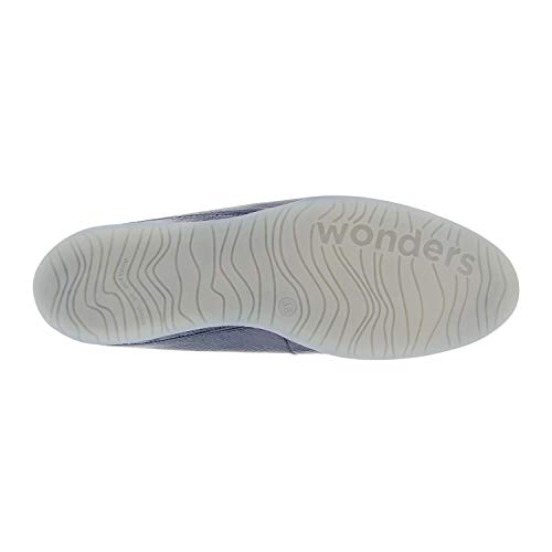 Wonders A-1103 Bailarinas Piel Plantilla Acolchada Talla: 37 Color: Marino