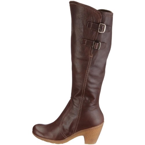 Wonders I1126 - Botas de Cuero para Mujer, Color marrón, Talla 35