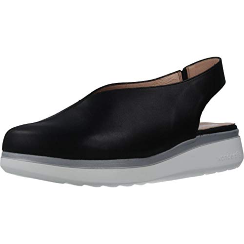Wonders Sandalias Chanclas Mujer A9705 para Mujer Negro 37 EU