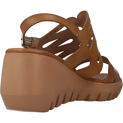 Wonders Sandalias Chanclas Mujer D9003 para Mujer Marrón 37 EU