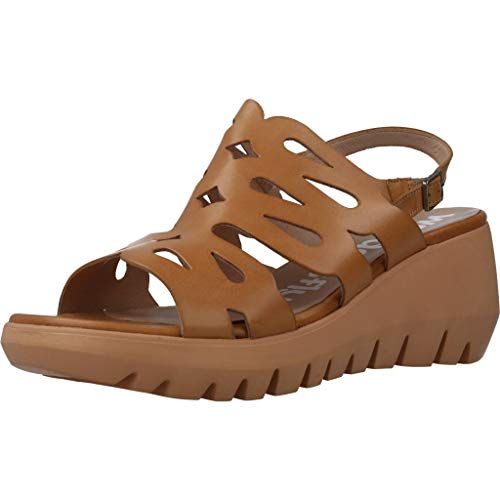 Wonders Sandalias Chanclas Mujer D9003 para Mujer Marrón 37 EU