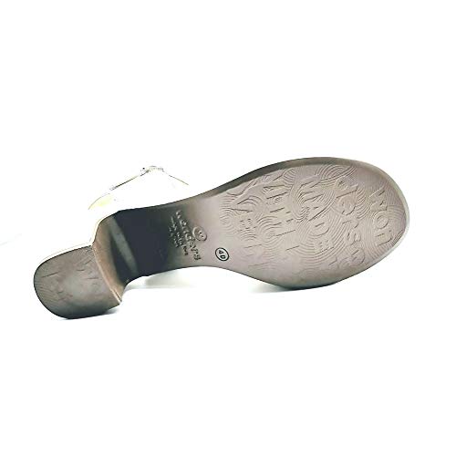 WONDERS - Sandalias Vestir - Cuero para: Mujer Color: Nature Off Talla: 38