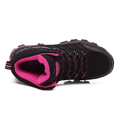 Wowei - Botas de senderismo, impermeables, para exteriores, deportivas, antideslizantes, cómodas, ligeras, de montaña, para trekking, para hombre y mujer, color, talla 36 EU