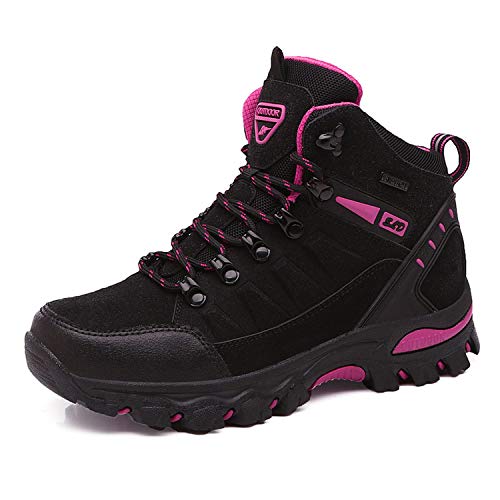 Wowei - Botas de senderismo, impermeables, para exteriores, deportivas, antideslizantes, cómodas, ligeras, de montaña, para trekking, para hombre y mujer, color, talla 36 EU
