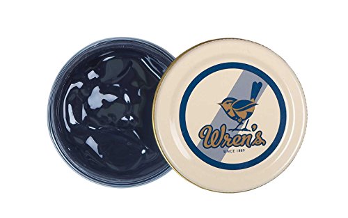 WREN´s Betún Zapatos Piel, Crema Zapatos Que Nutre y Da Brillo a Tus Zapatos para Que su Piel esté Suave Lisa y con su Color, Calidad y Prestigio Desde 1889 (Azul Marino)