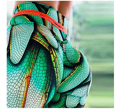 WUXEGHK Pantalones De Yoga De Cintura Alta Para Mujer Control De Barriga Adelgazamiento Botín Leggings Levantamiento Medias Leggings Deporte Mujer Fitness Tamaño:L