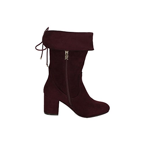 Xti 047249 Bota DE Mujer XTI 047249 Textil Mujer Burdeos 37