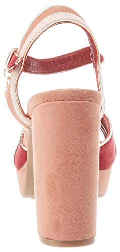 XTI 35180.0, Zapatos con Tira de Tobillo Mujer, Rosa (Nude Nude), 40 EU