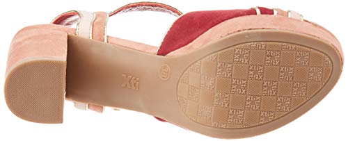 XTI 35180.0, Zapatos con Tira de Tobillo Mujer, Rosa (Nude Nude), 40 EU
