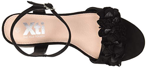 XTI 35193.0, Zapatos con Tira de Tobillo Mujer, Negro, 37 EU