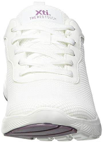 XTI 42562, Zapatillas Mujer, Blanco, 40 EU