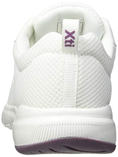 XTI 42562, Zapatillas Mujer, Blanco, 40 EU