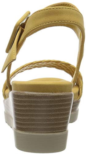 XTI 44003.0, Sandalias con Plataforma Mujer, Amarillo (Amarillo Amarillo), 37 EU
