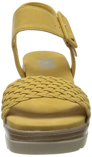 XTI 44003.0, Sandalias con Plataforma Mujer, Amarillo (Amarillo Amarillo), 37 EU