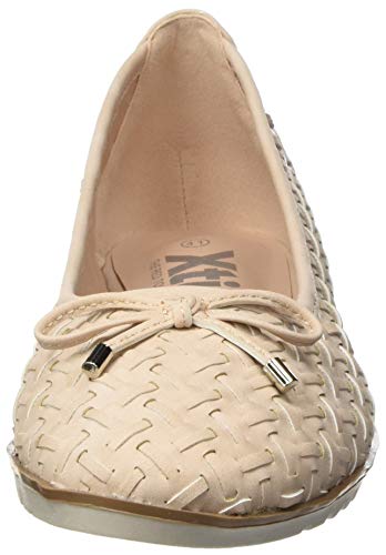 XTI 44019.0, Bailarinas con Plataforma Mujer, Rosa (Nude Nude), 37 EU